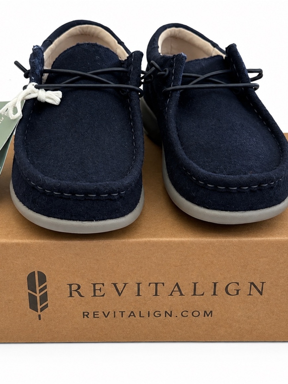REVITALIGN WOMEN Navy Slip-On Moccasin Loafers